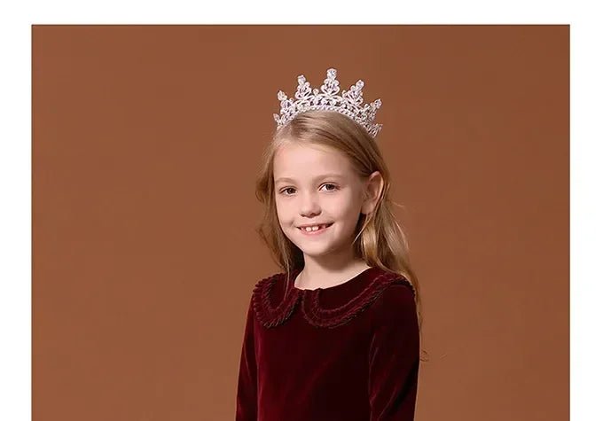 New Year Vintage Velvet Dress for Girls Clothes Infants Red Dresses Children Outfits Costumes Princess Birthday Partywear - Astra Wear astrawear.ca