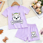 Paw Patrols 2pcs Pajama Suit Marshall Rubble Home Sleepwear Chase - Astra Wear astrawear.ca