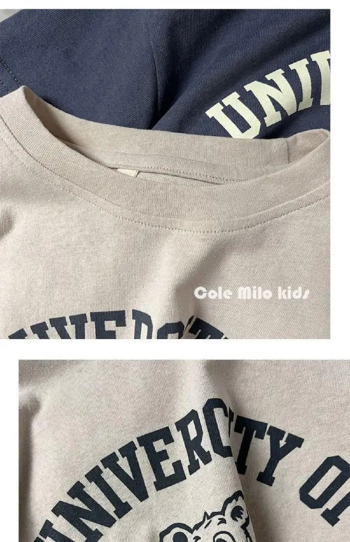 Pure Cotton Kids T-shirt Summer Clothes Short Sleeved Tops Tees Children Costume Fashion Cartoon Boys T Shirts Round Collar - Astra Wear astrawear.ca