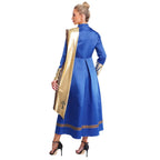 Robe longue femme asymétrique – Détails brillants - Astra Wear astrawear.ca