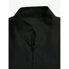 Robe noire femme mi-longue – Coupe ample en chiffon - Astra Wear astrawear.ca