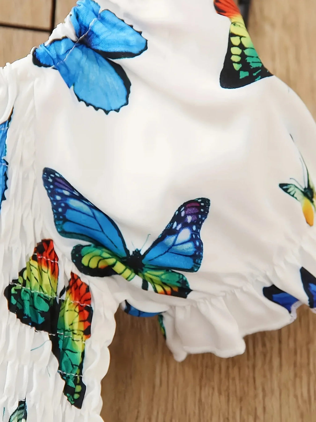 Robe Papillons Colorés – Fille 1-8 ans - Astra Wear astrawear.ca