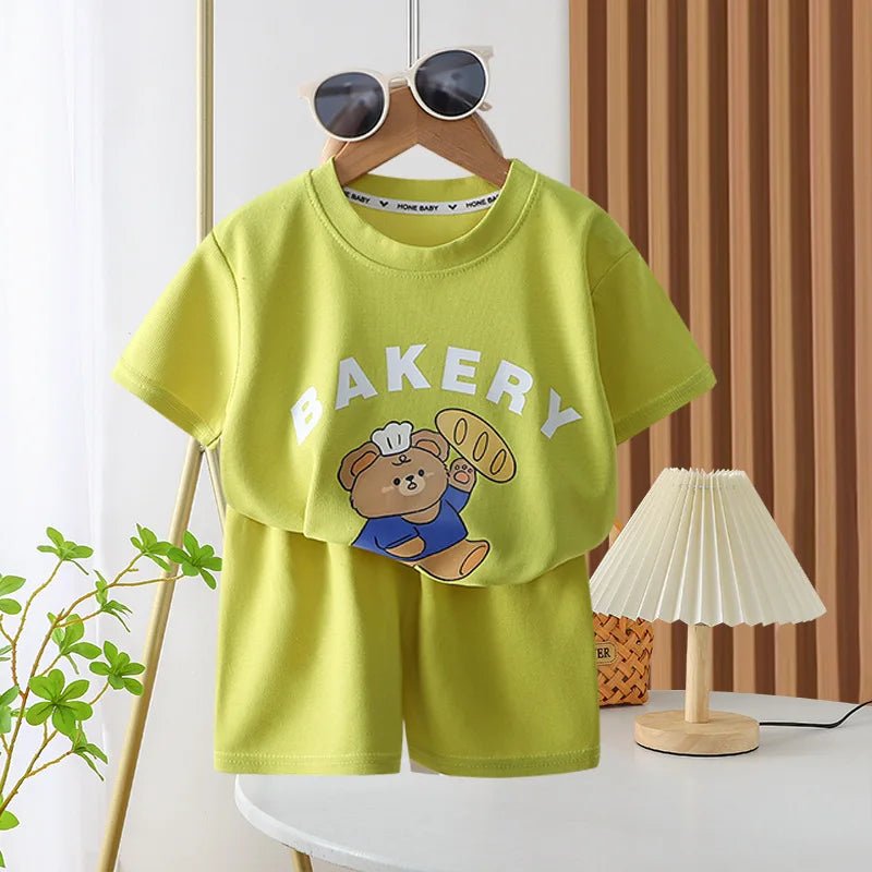 Short Sleeve Shorts Outfits 1 2 3 4Years Old Child Clothing Set - Astra Wear astrawear.ca