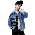 Stylish Kids Boys Distressed Denim Shirt Long Sleeve Vintage Washed Jean Top with Pocket Trendy Children's Casual Wear Age 5-14Y - Astra Wear astrawear.ca