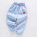 Summer kids girls boys baby clothes outer wear thin loose denim trousers for toddler girls children's clothing jeans pants - Astra Wear astrawear.ca