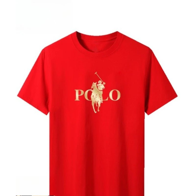 Summer Trendy Brand Men's Clothes Business Casual Short-sleeved T-shirt Slim Fit and Versatile Crew Neck Top Breathable T-shirt - Astra Wear astrawear.ca