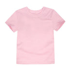 T Shirt Kids 100% Cotton Toddler Boy Tshirt Sport Fashion Teen Girl Tee 150 160cm Yellow Pink Summer Clothes Children's Clothing - Astra Wear astrawear.ca