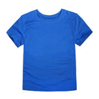 T Shirt Kids 100% Cotton Toddler Boy Tshirt Sport Fashion Teen Girl Tee 150 160cm Yellow Pink Summer Clothes Children's Clothing - Astra Wear astrawear.ca
