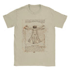 T-shirt Vitruve de Léonard de Vinci – Imprimé artistique en coton - Astra Wear astrawear.ca