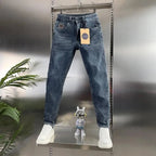 Thick Jeans Men's Slim Fit Spring Autumn Winter Casual Long Pants - Astra Wear astrawear.ca