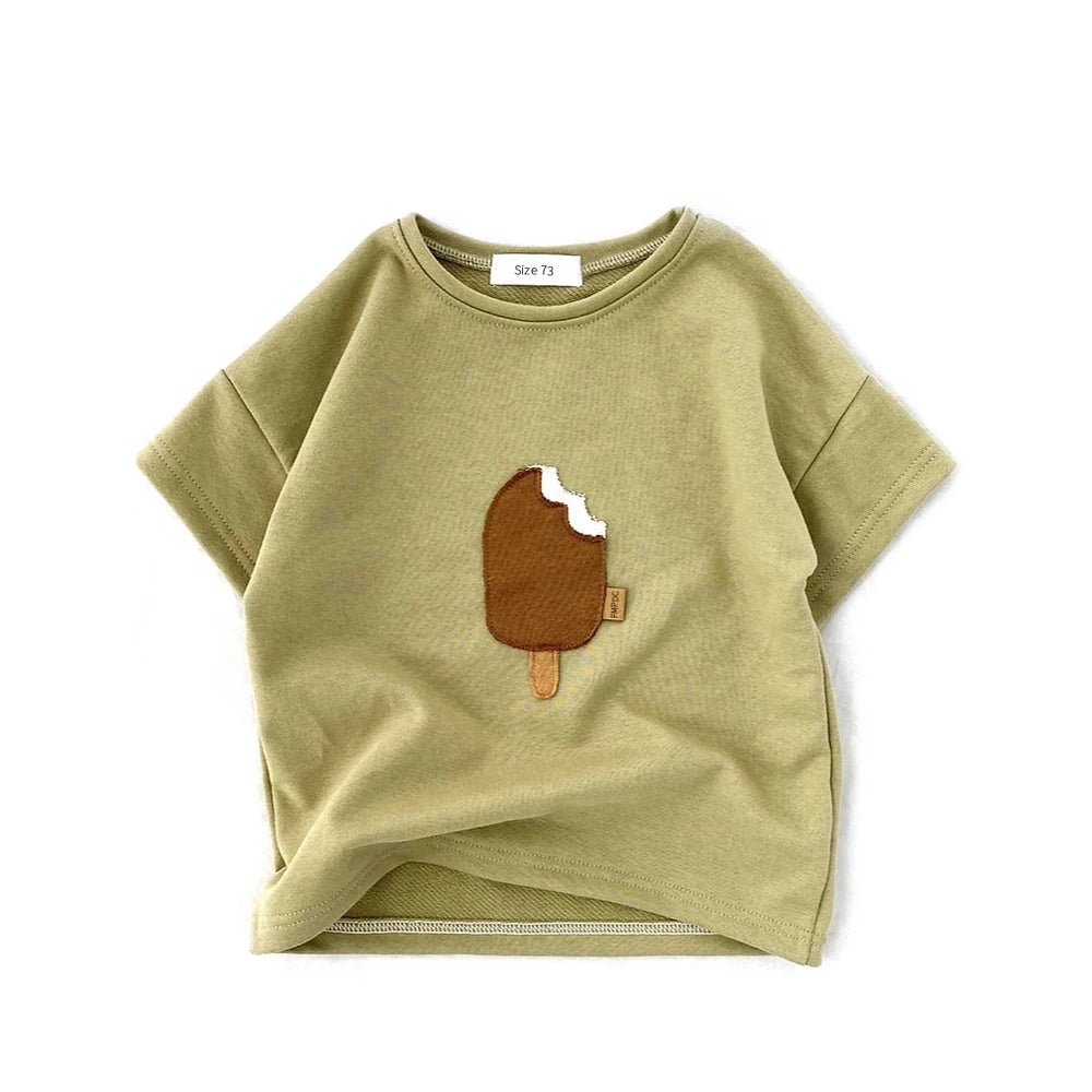 Toddler Kid Baby Boys Girls Clothes Summer Cotton T Shirt Short Sleeve Infant Top Cartoon Ice Cream Print Tee Childrens Tshirt - Astra Wear astrawear.ca