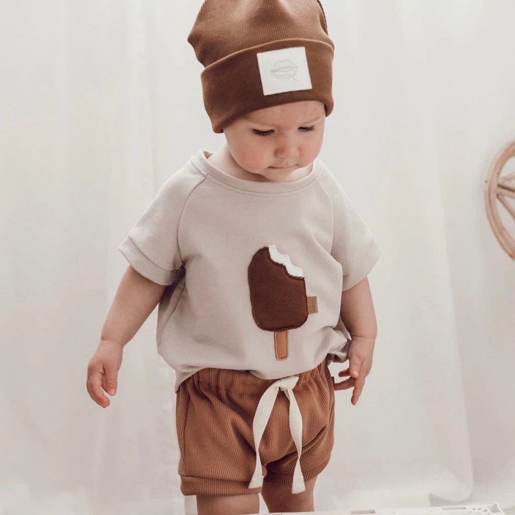 Toddler Kid Baby Boys Girls Clothes Summer Cotton T Shirt Short Sleeve Infant Top Cartoon Ice Cream Print Tee Childrens Tshirt - Astra Wear astrawear.ca