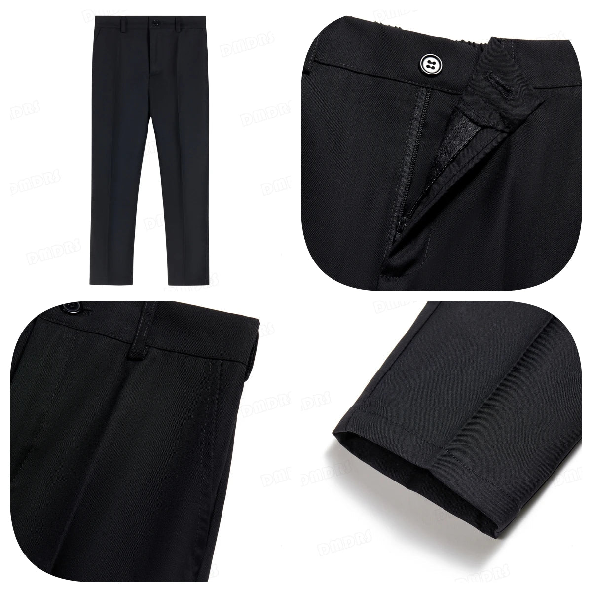 Velvet Collar Suit Set for Kids 3-14 Years, Three-Piece Wedding Suits for Boys, Toddler Suits Tuxedo Homecoming Teens Suits - Astra Wear astrawear.ca