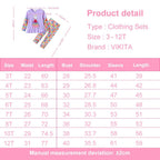 VIKITA Children Clothing Kids Rabbit Floral Print Long Sleeve Cotton Casual Tops Tees and Pants 2 Pcs Suit Kids Clothes Sets - Astra Wear astrawear.ca