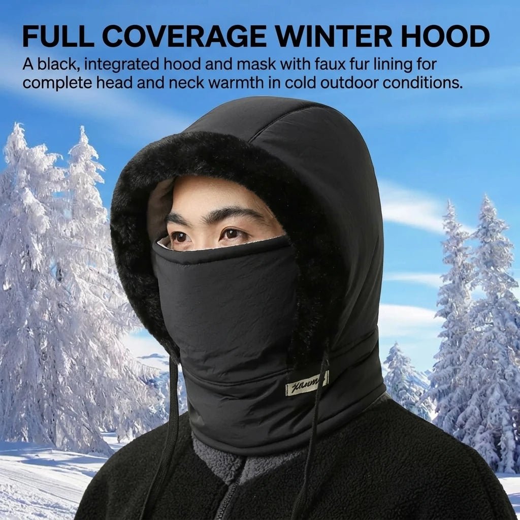 Winter Balaclava Face Mask Neck Warmer Fleece Lined Thermal Hat - Astra Wear astrawear.ca