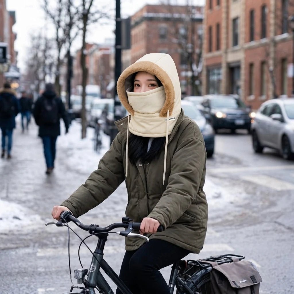 Winter Balaclava Face Mask Neck Warmer Fleece Lined Thermal Hat - Astra Wear astrawear.ca