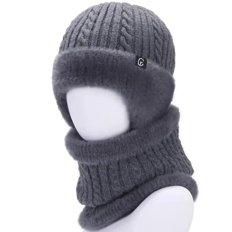 Winter Male Thermal Knit Balaclava Hat Wind‑Resistant Full Face Neck - Astra Wear astrawear.ca