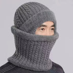 Winter Male Thermal Knit Balaclava Hat Wind‑Resistant Full Face Neck - Astra Wear astrawear.ca