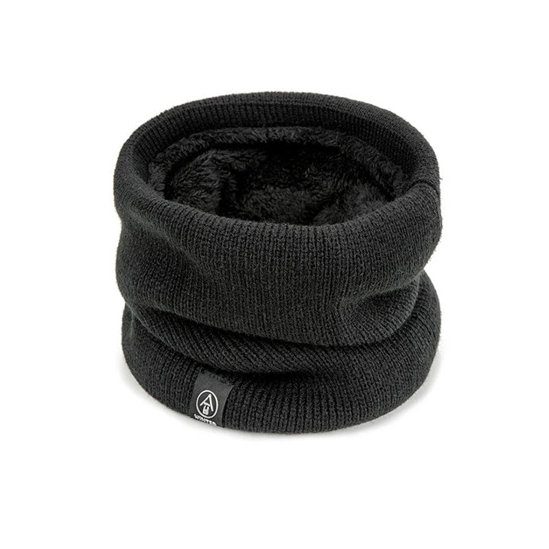 Winter Plush Muffler Woolen Knitting Neck Cover Fashion Solid Color - Astra Wear astrawear.ca