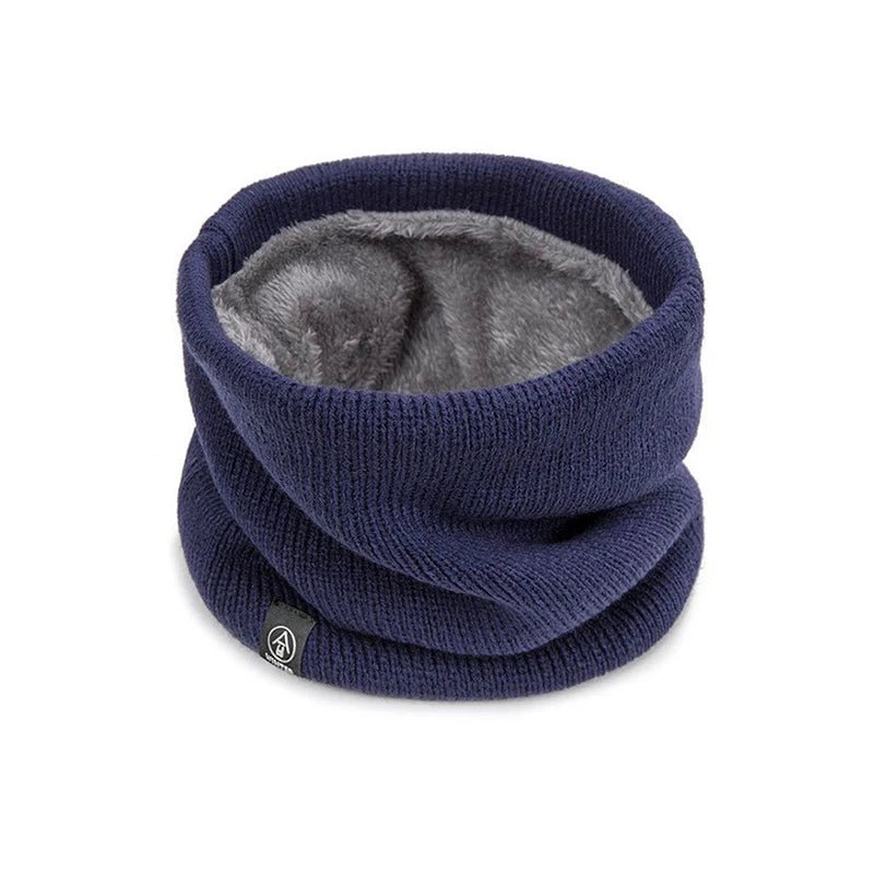 Winter Plush Muffler Woolen Knitting Neck Cover Fashion Solid Color - Astra Wear astrawear.ca