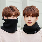 Winter Plush Muffler Woolen Knitting Neck Cover Fashion Solid Color - Astra Wear astrawear.ca