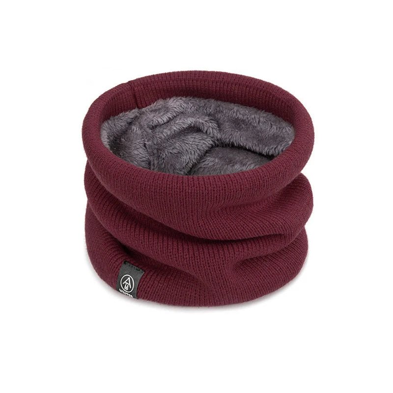 Winter Plush Muffler Woolen Knitting Neck Cover Fashion Solid Color - Astra Wear astrawear.ca