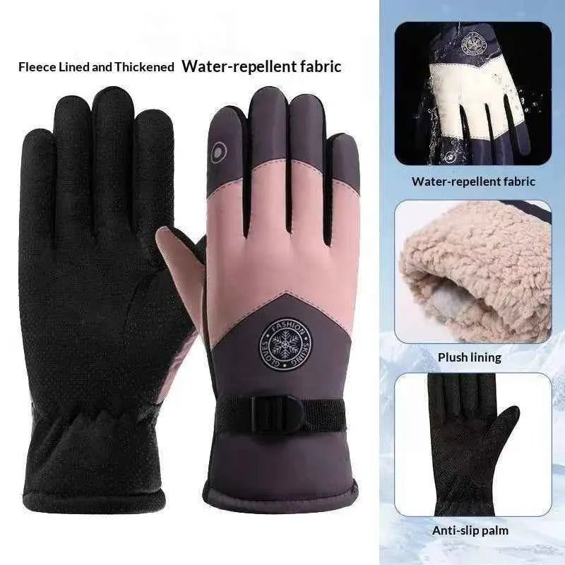 Winter Unisex Snowboard Ski Gloves Non-slip Waterproof Motorcycle - Astra Wear astrawear.ca