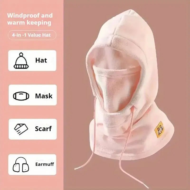 Winter Warm Hat with Mask and Neck Warmer 3-in-1 Windproof Balaclava - Astra Wear astrawear.ca