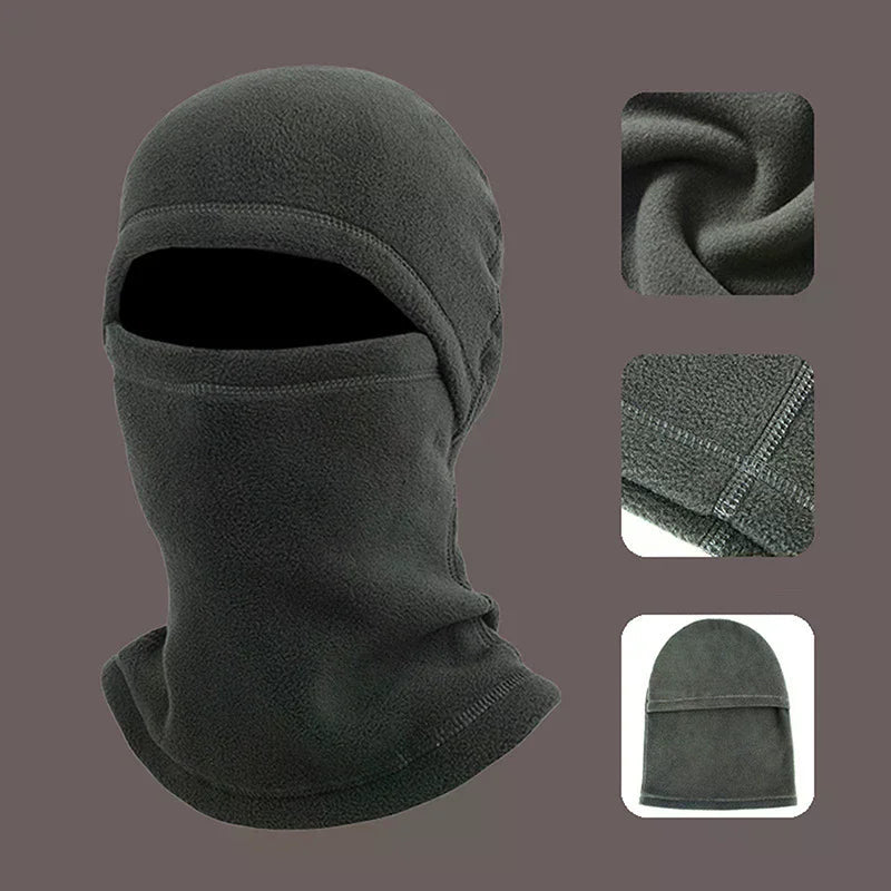 Winter Warm Outdoor Riding Full Face Mask Covers Balaclava Fleece - Astra Wear astrawear.ca