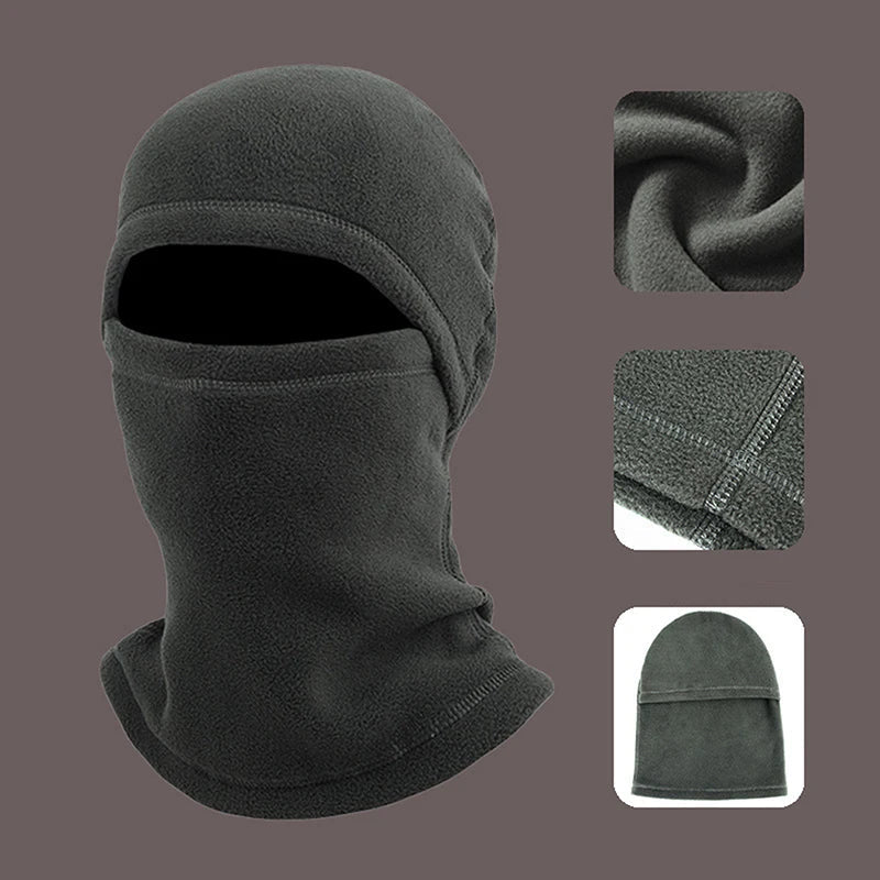 Winter Warm Outdoor Riding Full Face Mask Covers Balaclava Fleece - Astra Wear astrawear.ca
