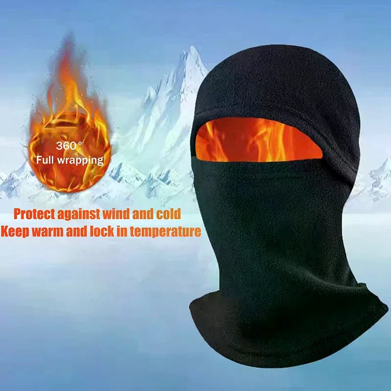 Winter Warm Outdoor Riding Full Face Mask Covers Balaclava Fleece - Astra Wear astrawear.ca