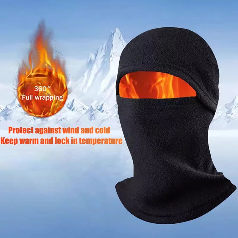 Winter Warm Outdoor Riding Full Face Mask Covers Balaclava Fleece - Astra Wear astrawear.ca