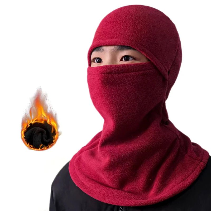Winter Warm Outdoor Riding Full Face Mask Covers Balaclava Fleece - Astra Wear astrawear.ca
