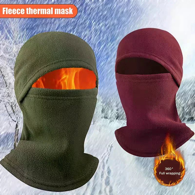 Winter Warm Outdoor Riding Full Face Mask Covers Balaclava Fleece - Astra Wear astrawear.ca