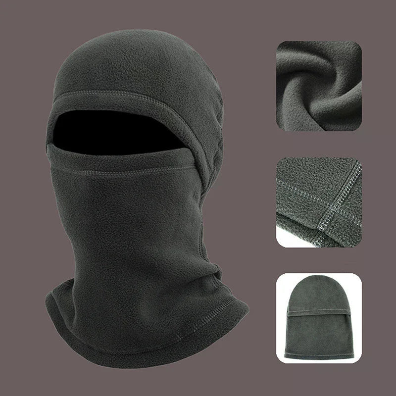 Winter Warm Outdoor Riding Full Face Mask Covers Balaclava Fleece - Astra Wear astrawear.ca