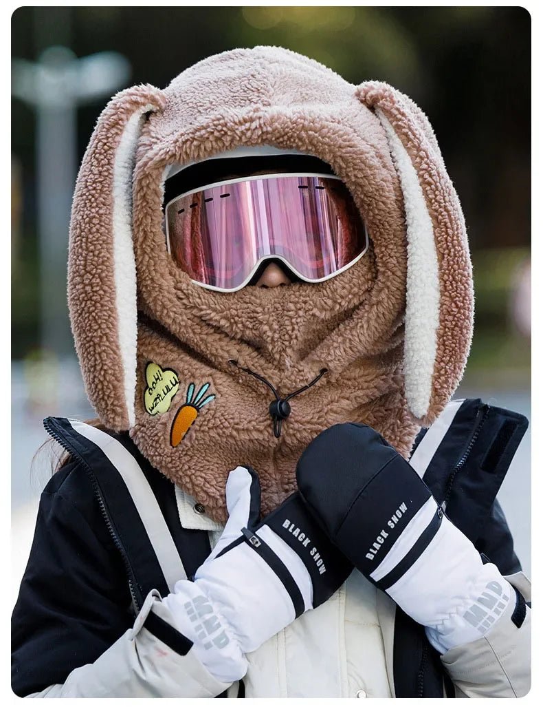 Winter Warm Ski Helmet Cover Comfortable Soft Fleece Skiing Head - Astra Wear astrawear.ca