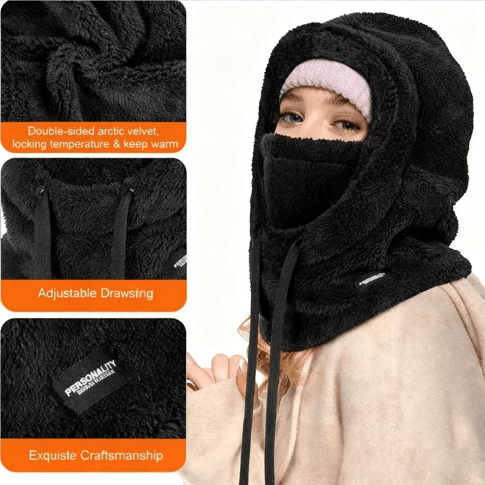Winter Warm Thermal Windproof Balaclava Ski Hood Motorcycle Face - Astra Wear astrawear.ca